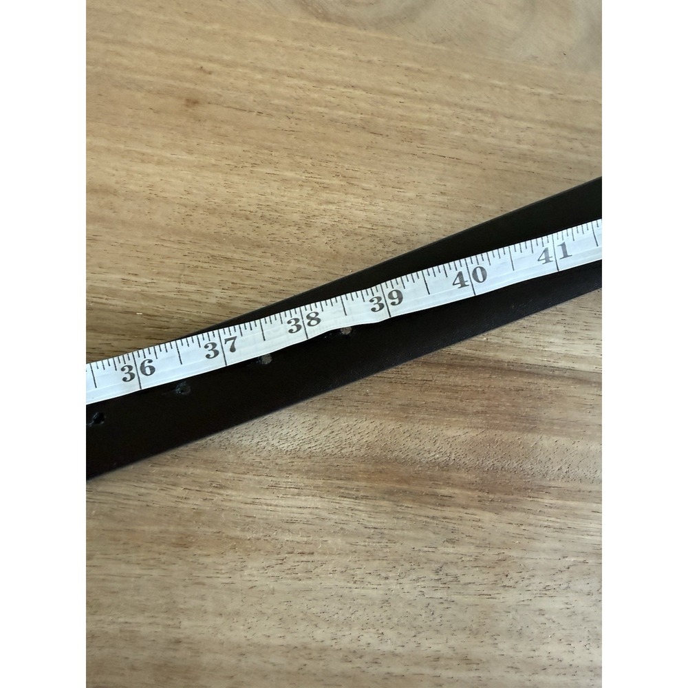 Michael Kors Reversible MK Logo Belt Large L Black Brown Signature Gold Crystal - Picture 7 of 8